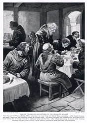 Wimund telling of his adventures to the monks of Byland AD1141, 1920